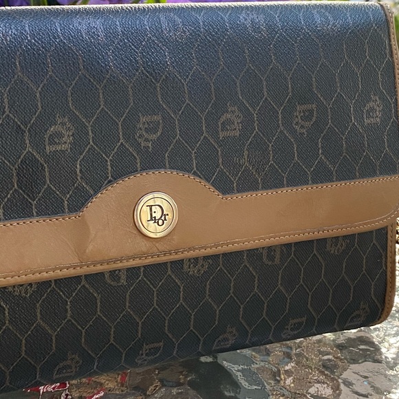 Christian Dior Brown Vintage Monogram Shoulder Bag - Picture 12 of 16